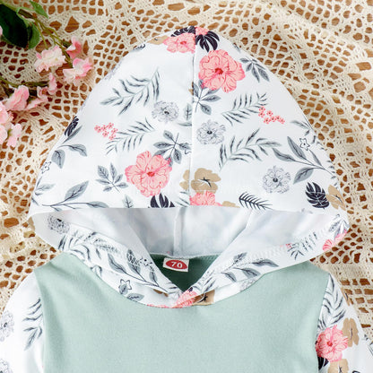 Newborn Infant Baby Girl Clothes 0-3-6-9-12-18 Months Outfits Sets Romper + Pants + Bow Headband for Girls
