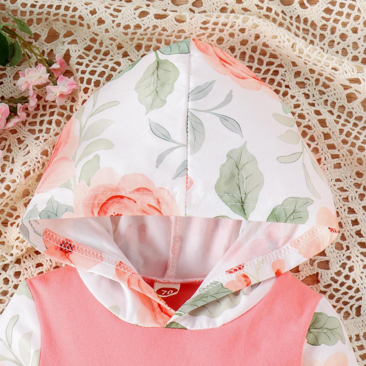 Newborn Infant Baby Girl Clothes 0-3-6-9-12-18 Months Outfits Sets Romper + Pants + Bow Headband for Girls