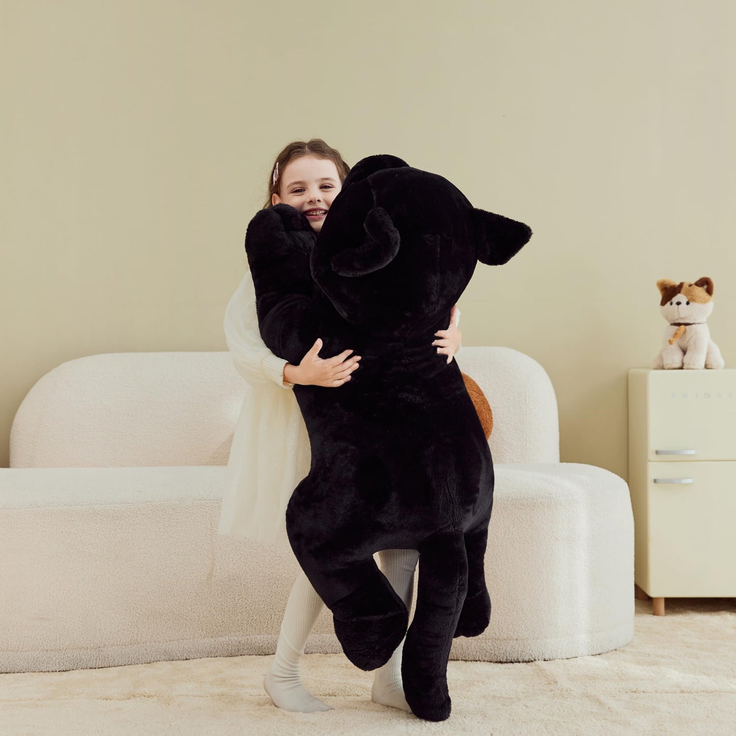 IKASA Giant Cat Stuffed Animal Plush Toy,Big Large Jumbo Soft Toys,30" Cute Huge Size Fluffy Plushy Fat Plushie,Gifts for Kids