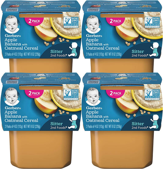 Gerber Natural for Baby 2nd Foods (Apple Banana with Oatmeal)