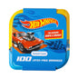 Hot Wheels Bandage Kit, Bandaids for Kids, Ideal for Boys, Infants and Children, Latex-Free Band Aids, Ft a Collectible Hot Wheels Tin Case, Variety Pack with 3 Assorted Sizes, 100 ct.