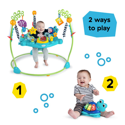 Baby Einstein Neptune's Ocean Discovery Activity Jumper, Ages 6 months +, Max weight 25 lbs., Unisex