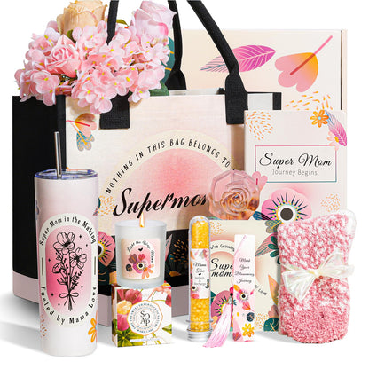 First Mothers Day Gifts for New Mom,New Mom Gifts,Gifts for New Moms After Birth,New Mom Care Package After Baby,Pregnancy Gifts for Expecting Mom,Tumbler Gifts Set for Pregnant Women
