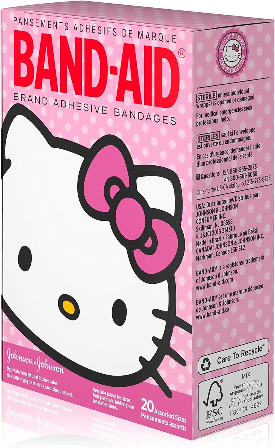 Band-Aid Asst Size 20ct Adhesive Bandages