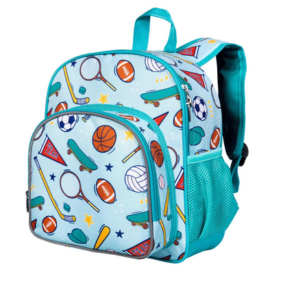 Wildkin 12-inch Kids Backpack – Padded, Adjustable, Ideal for Daycare & Travel - Trains, Planes, and Trucks