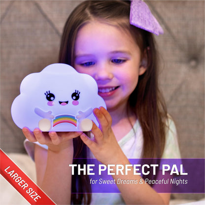 Lumipets Remote Control Silicone Night Light for Kids - Pig Design with 9 Soft Colors & Sleep Timer - Rechargeable, Battery-Operated Lamp for Bedroom | Baby Nursery, Toddler, Girls, Boys