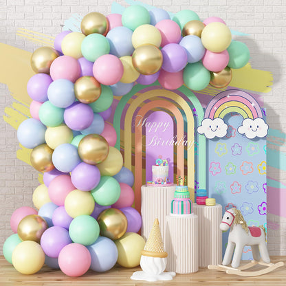 Neutral Balloons Arch Kit, Pink Beige Boho Balloons Garland with Double Stuffed Sand White Balloon for Baby Shower Birthday Wedding Bridal Shower Party Decorations