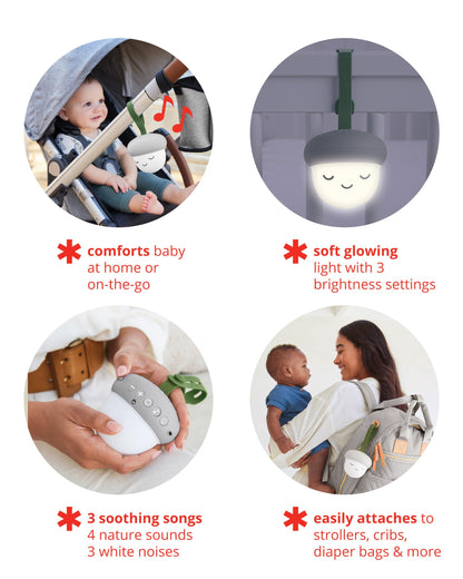 Skip Hop Portable Baby Sound Machine, Stroll & Go, Owl