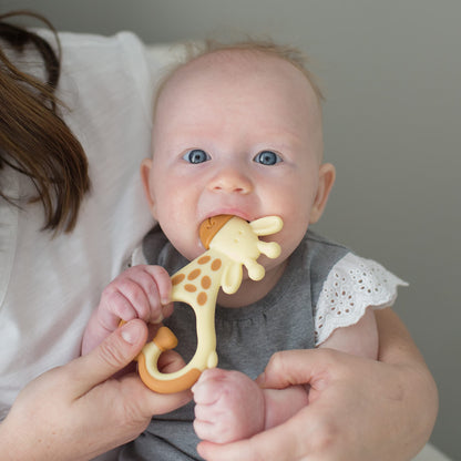Dr. Brown's AquaCool Water-Filled Baby Teether, Cools & Massages Sore Gums, BPA Free, Pineapple and Apple, 2 Pack, 3m+