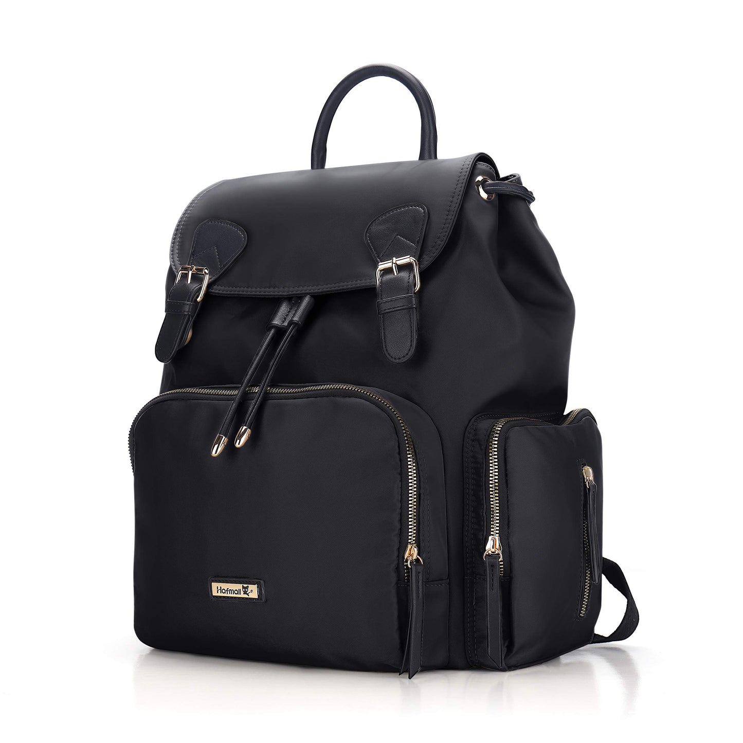 Hafmall Diaper Backpack Diaper Bag with Stroller Hooks, Pañaleras para Bebe, Diaper Backpack for Mom