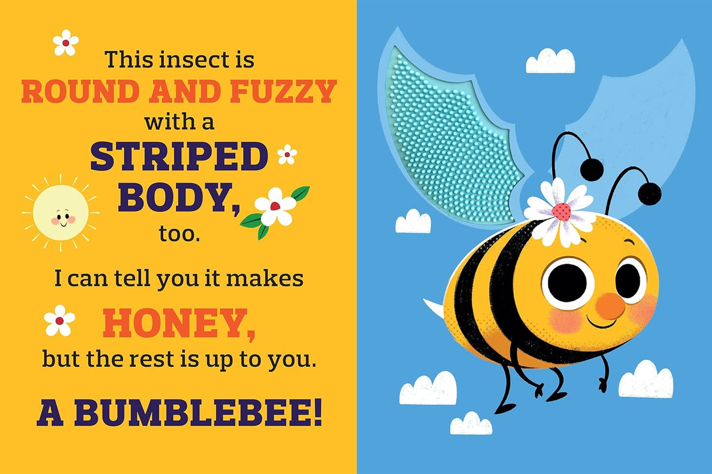 Backyard Bugs - Touch and Feel Board Book - Sensory Board Book