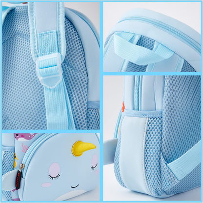 KK CRAFTS Preschool Backpack Toddler Neoprene Animal Schoolbag Lunch backpack for Kids Boys Girls(Dinosaur)