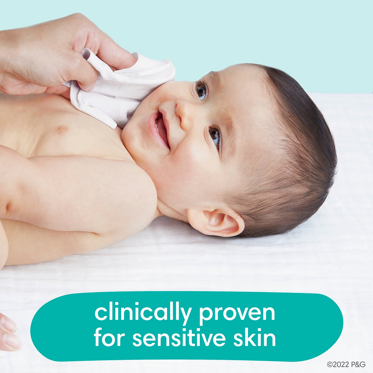 Pampers Baby Wipes Sensitive Perfume Free 7X Refill Packs (Tub Not Included) 448 Count
