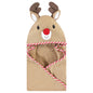 Hudson Baby Unisex Baby Cotton Animal Face Hooded Towel, Pretty Elephant, One Size