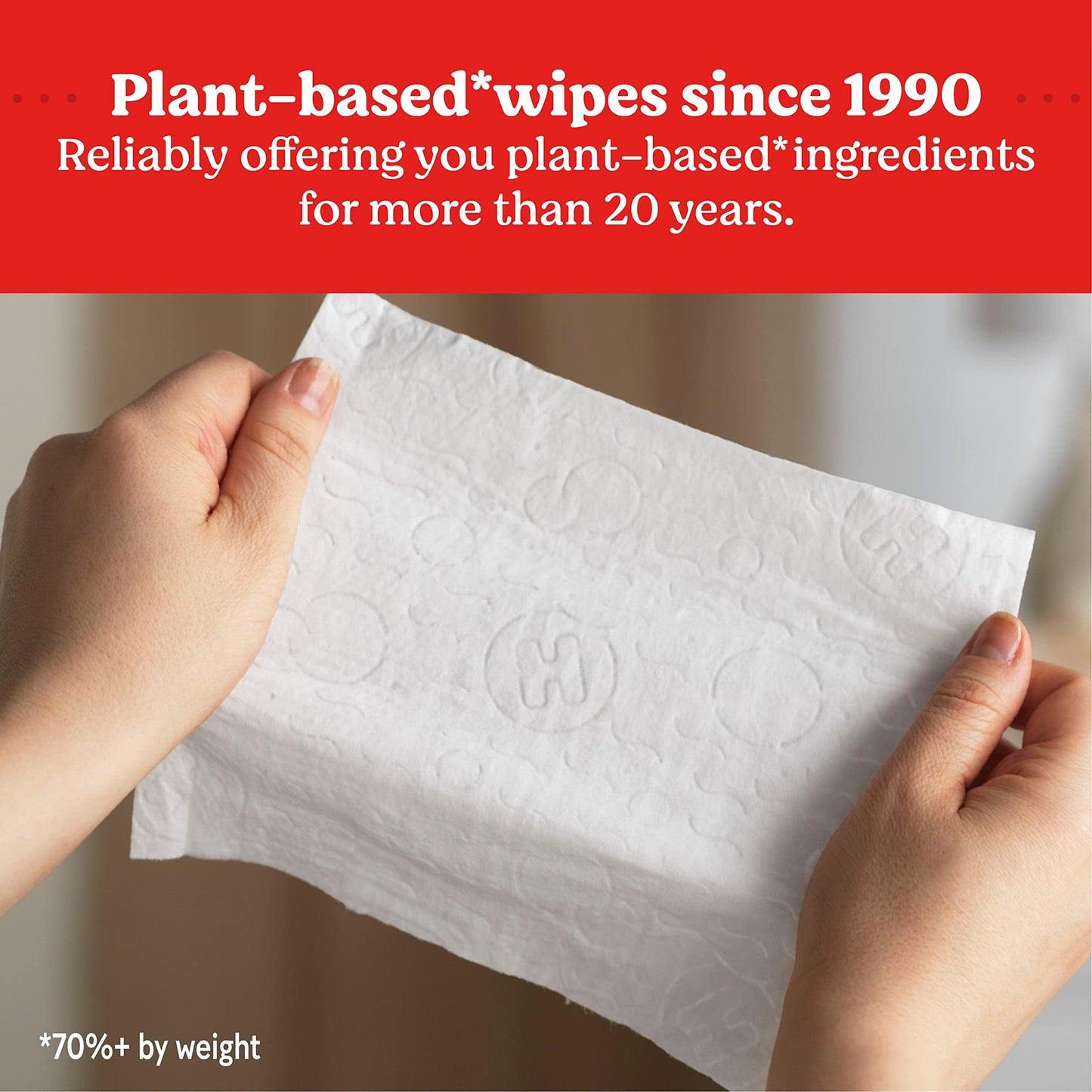 Huggies Nourish & Care Scented Baby Wipes, 3 Flip-Top Packs (168 Wipes Total)