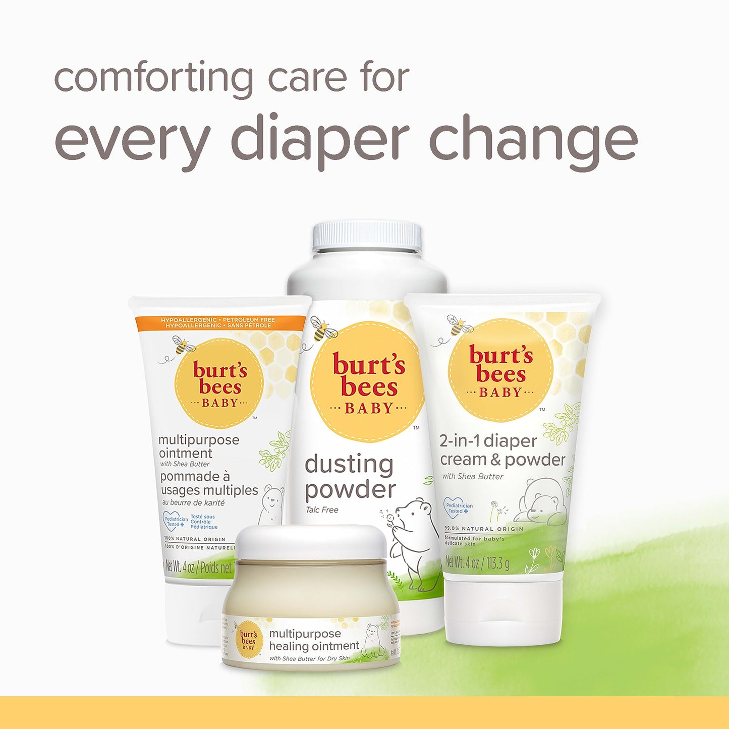 Burt's Bees Baby 100% Natural Origin Multipurpose Healing Ointment, Face & Body Baby Ointment – 7.5 Ounce Tub