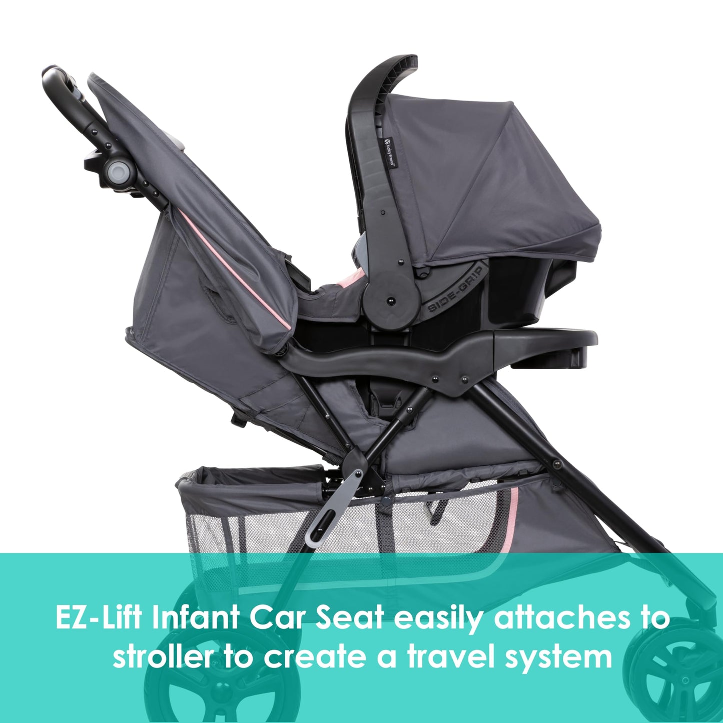 Baby Trend EZ Ride 35 Travel System, Doodle Dots
