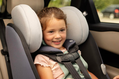 Maxi-Cosi Pria All-in-One Convertible Car Seat, Rear Facing Car Seat for Infants from 4-40 lbs, Forward Facing Car Seat up to 100 lbs in Booster Seat Mode, Rose Pink Sweater