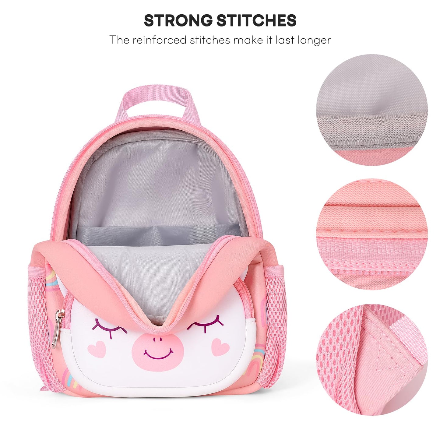 mibasies Toddler Backpacks for Girls 2-4: Baby Preschool Backpack - Kids Unicorn Backpack for Boys Girls - 12inch Mini School Bag