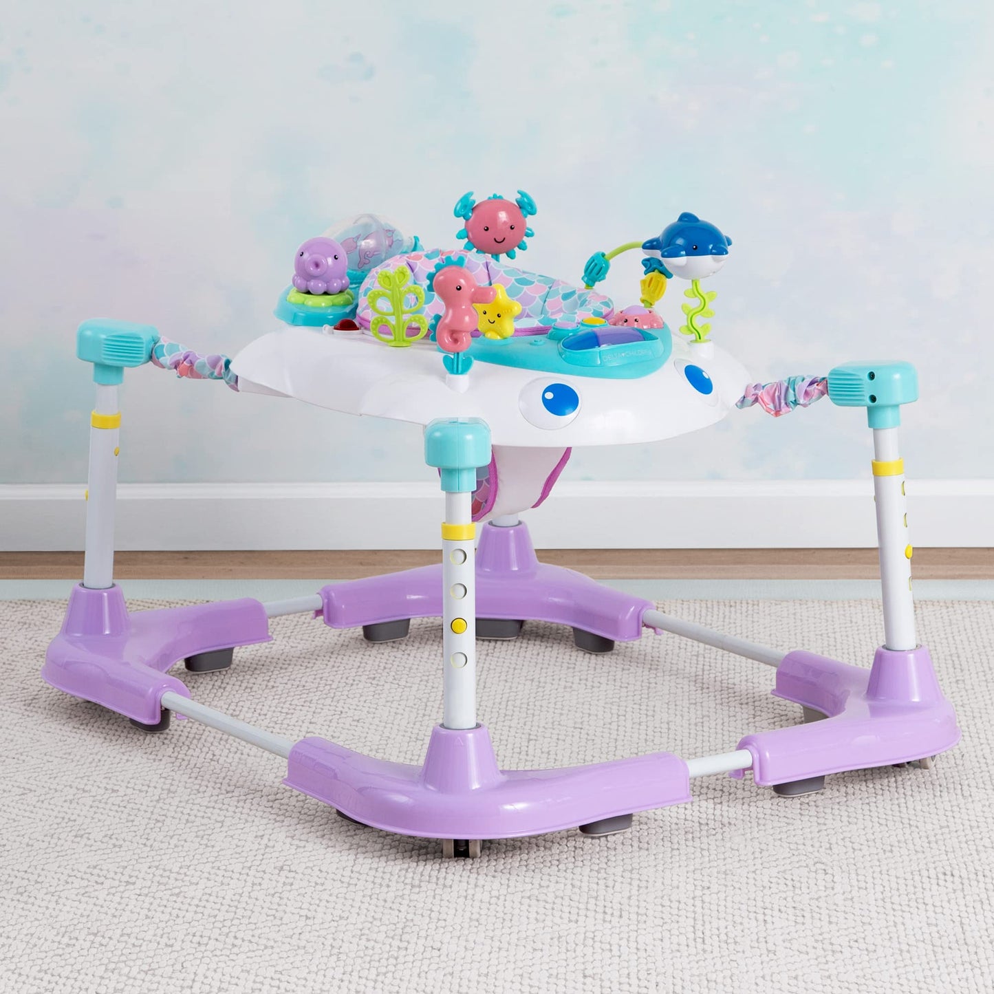 Delta Children Learn2Walk Balancer Baby Walker, Blue Ocean Adventure