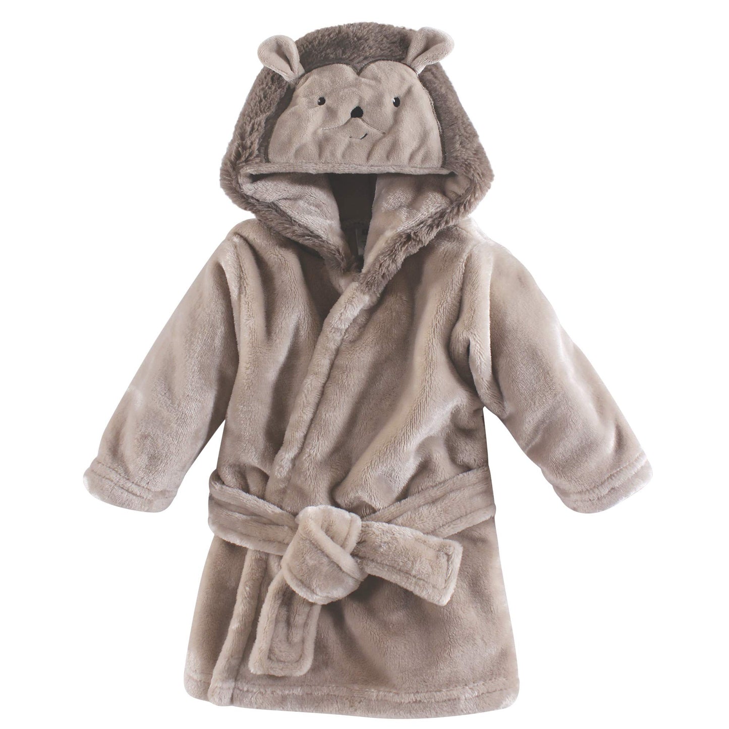 Hudson Baby Unisex Baby Plush Animal Face Bathrobe