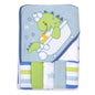 Baby Hooded Towel and Washcloth Set for Infants, Boys and Girls 6-12 Months (Mommy's Mermaid)
