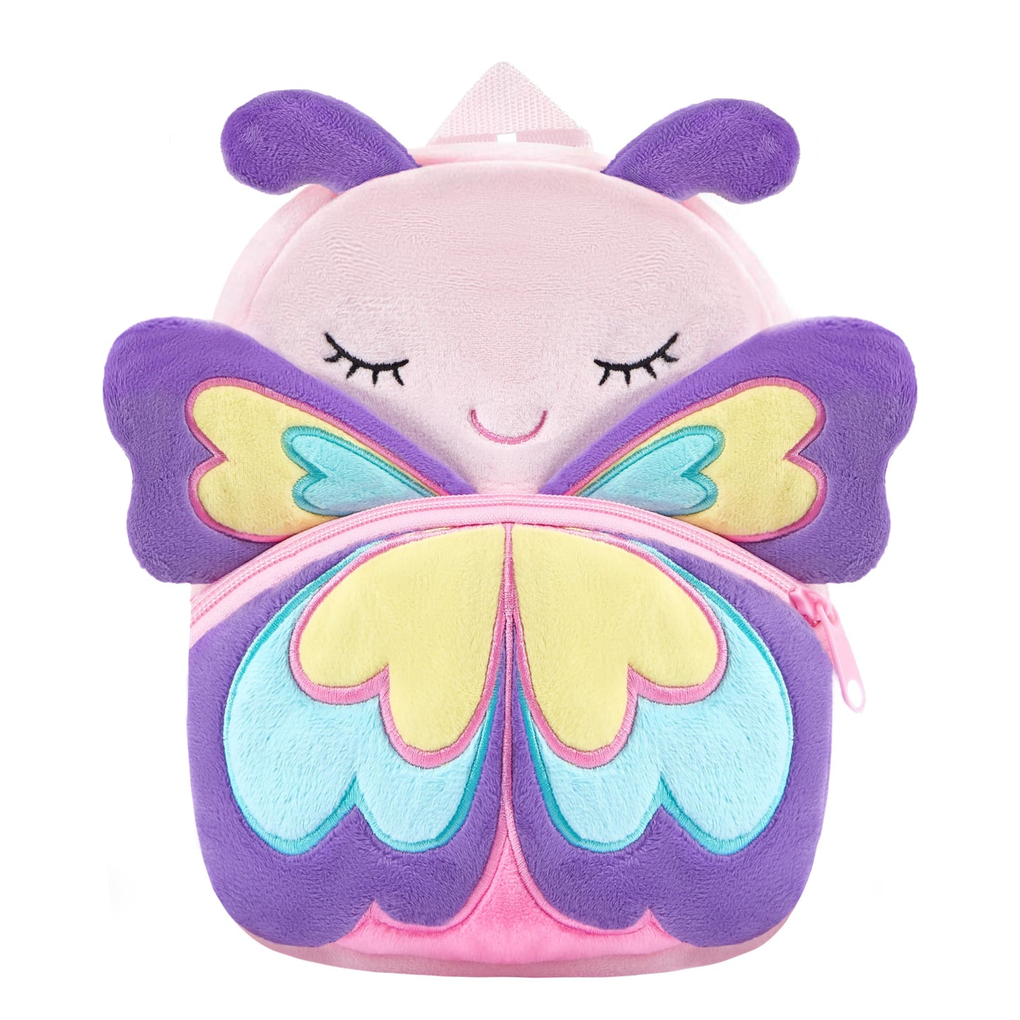 NICE CHOICE Cute Toddler Backpack Toddler Bag Plush Animal Cartoon Mini Travel Bag for Baby Girl Boy 2-6 Years(Grey Elephant)