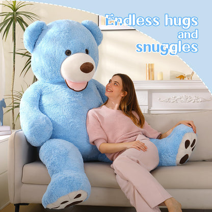 MaoGoLan Giant Teddy Bear Stuffed Animal, 10 Feet Tall, Jumbo Size Plush, Charming and Fluffy for Decorations, Celebrations, Valentine's Day