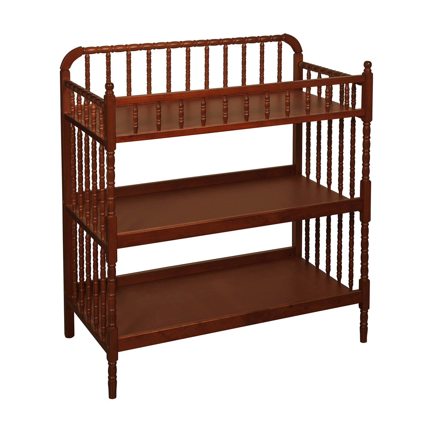 DaVinci Jenny Lind Changing Table with Pad in Rich Cherry