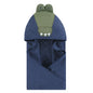 Hudson Baby Unisex Baby Cotton Animal Face Hooded Towel, Pretty Elephant, One Size