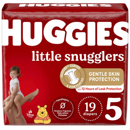 Huggies Newborn Diapers, Little Snugglers Baby Diapers, Size Newborn (up to 10 lbs), 31 Count