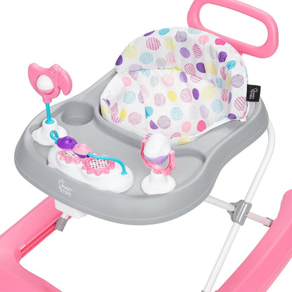 Smart Steps® Trend Plus 2-in-1 Walker with Deluxe Toys, Orbits Pink