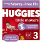 Huggies Size 6 Diapers, Little Movers Baby Diapers, Size 6 (35+ lbs), 108 Count, Packaging May Vary