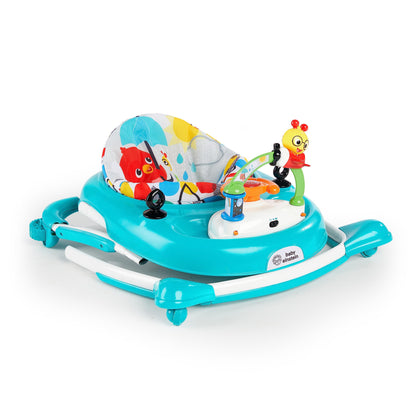 Baby Einstein Sky Explorers Baby Walker Activity Center and Sensory Play Learning-Toy with Lights, Songs and Sounds, Age 6 Months+, Blue