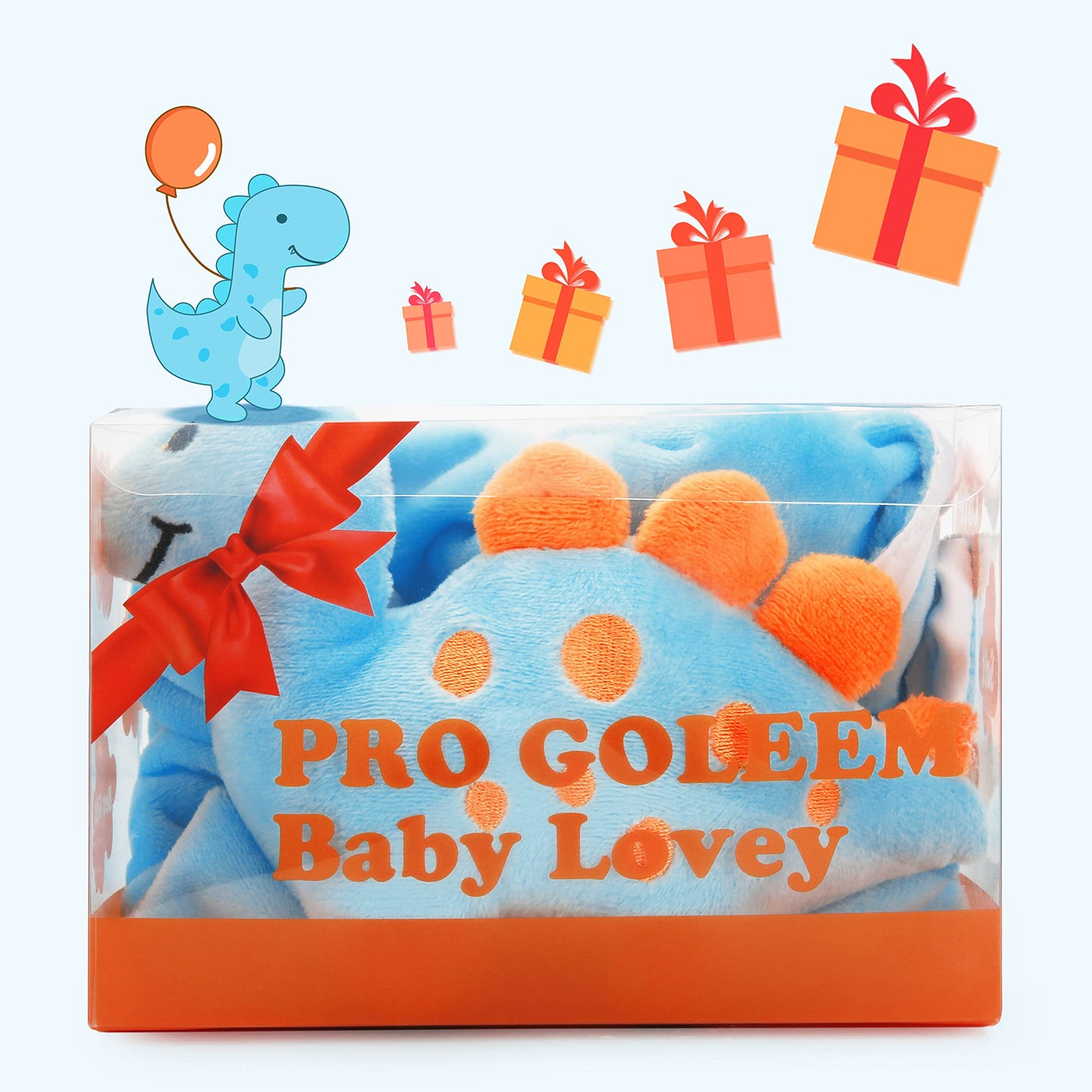 Pro Goleem Duck Security Blanket Soft Yellow Baby Lovey Unisex Lovie Baby Gifts for Newborn Toddler Snuggle Toy Stuffed Animal 16 Inch