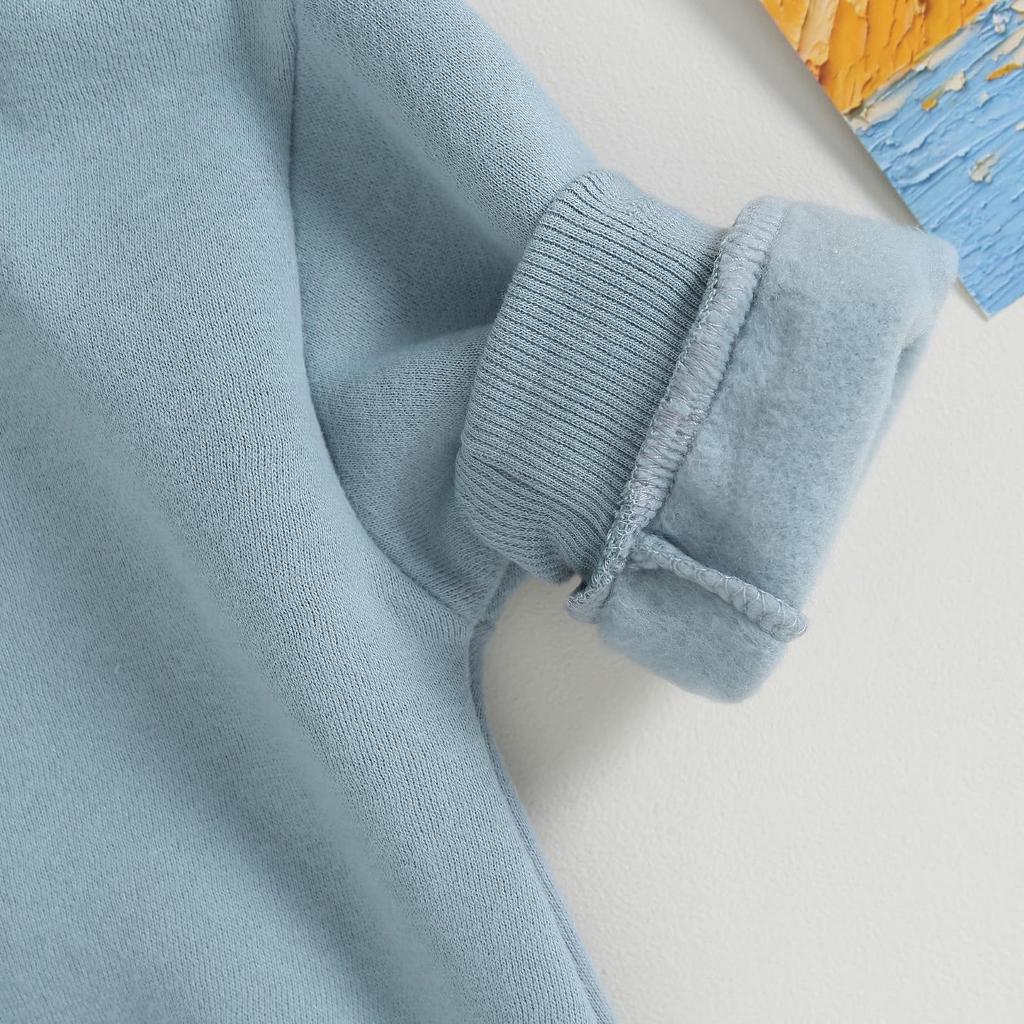 VISGOGO Newborn Infant Baby Boy Girls Oversized Romper Little Dude Sweater Onesie Coming Home Outfit Neutral Clothes