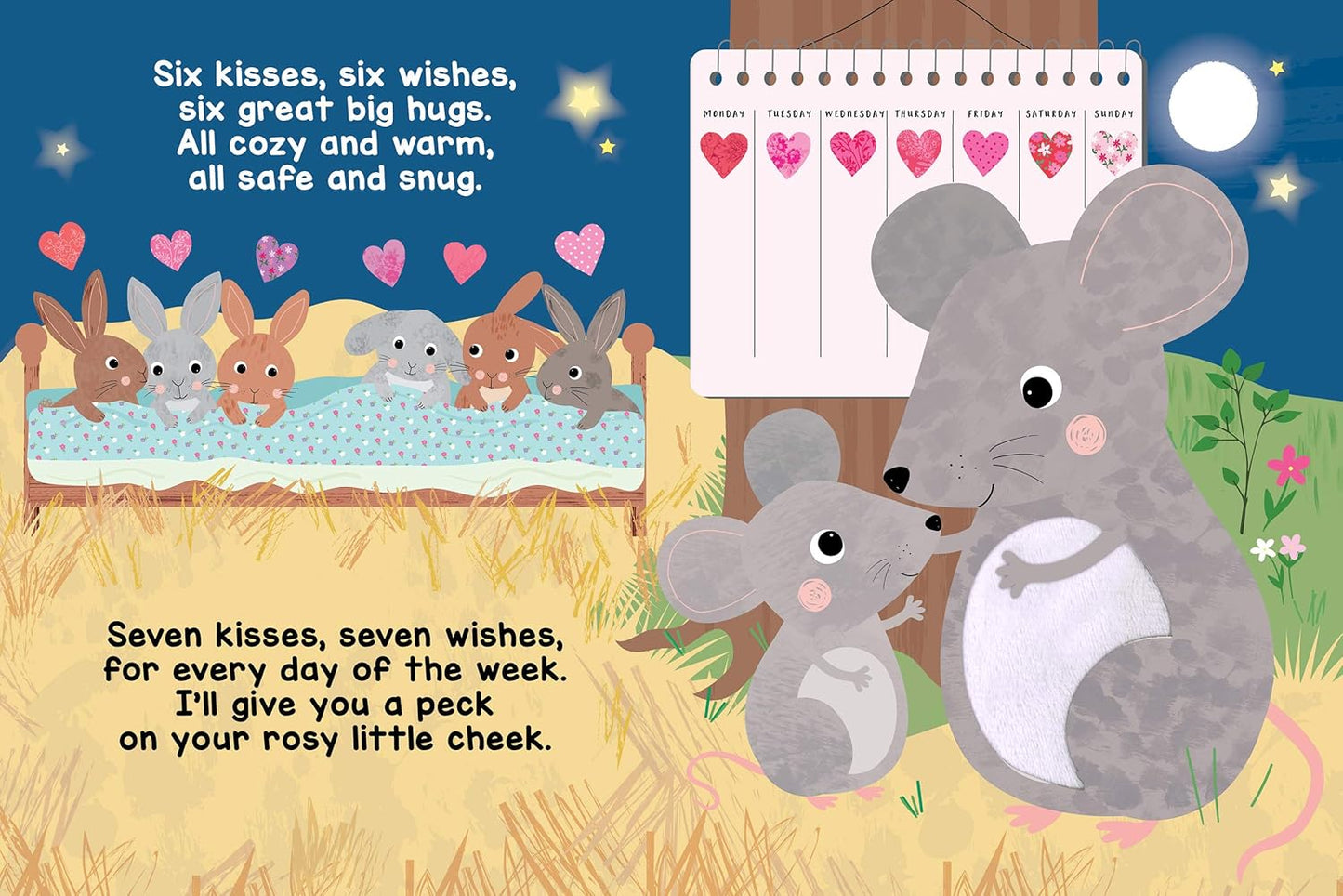 Cuddly Wishes - Touch and Feel Board Book - Sensory Board Book