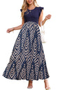 OUGES Women 2025 Spring Summer Dresses Maternity Sleeveless Ribbed Fashion Casual Outfits Maxi Dress with Pockets