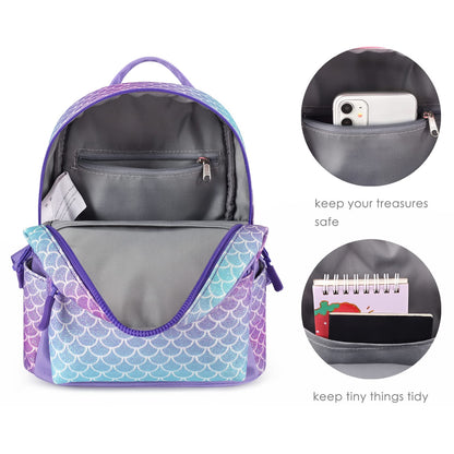 mibasies Mini Backpack for Girls Kids Rainbow Purse Dance Bag for Girls Gifts age 2 3 4 5 6 7 8 yrs