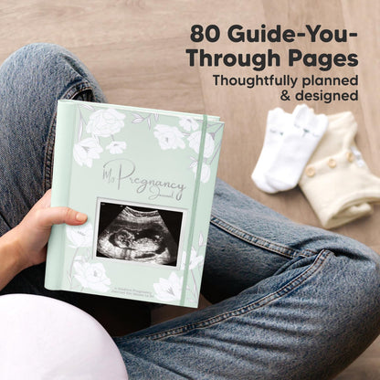 Pregnancy Journal, Pregnancy Announcements - 80 Pages Hard Cover Baby Books For Mom To Be Gift, Baby Memory Book Keepsake, Gender Reveal Gifts For New Moms, Mother's Day Gifts (Clay)