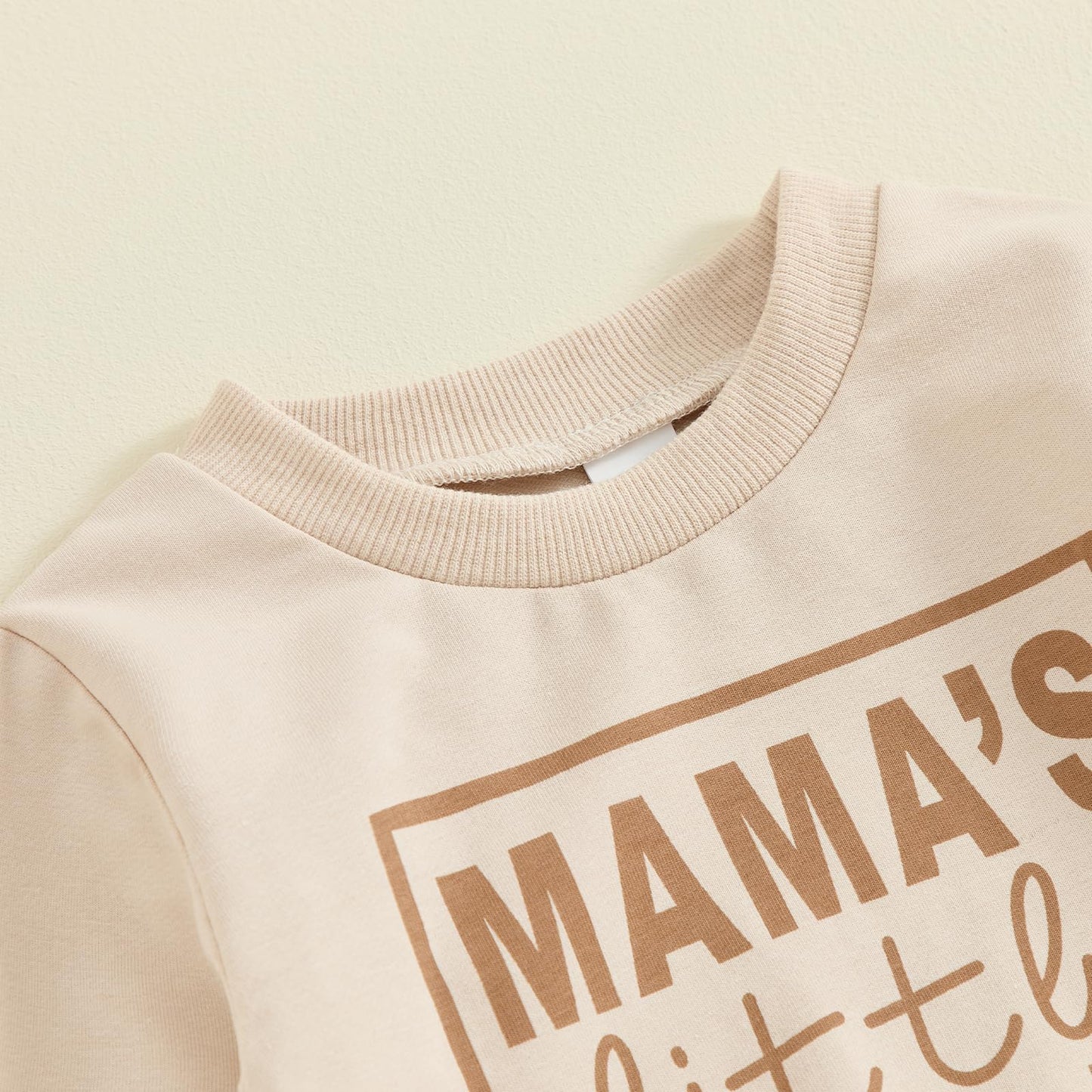 Toddler Baby Boy Sweatshirt Outfit Mamas Little Man Long Sleeve Shirt Jogger Pants Fall Outfits Winter Clothes Set