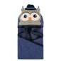 Hudson Baby Unisex Baby Cotton Animal Face Hooded Towel, Pretty Elephant, One Size