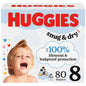 Huggies Size 1 Diapers, Snug & Dry Newborn Diapers, Size 1 (8-14 lbs), 38 Count, Packaging May Vary