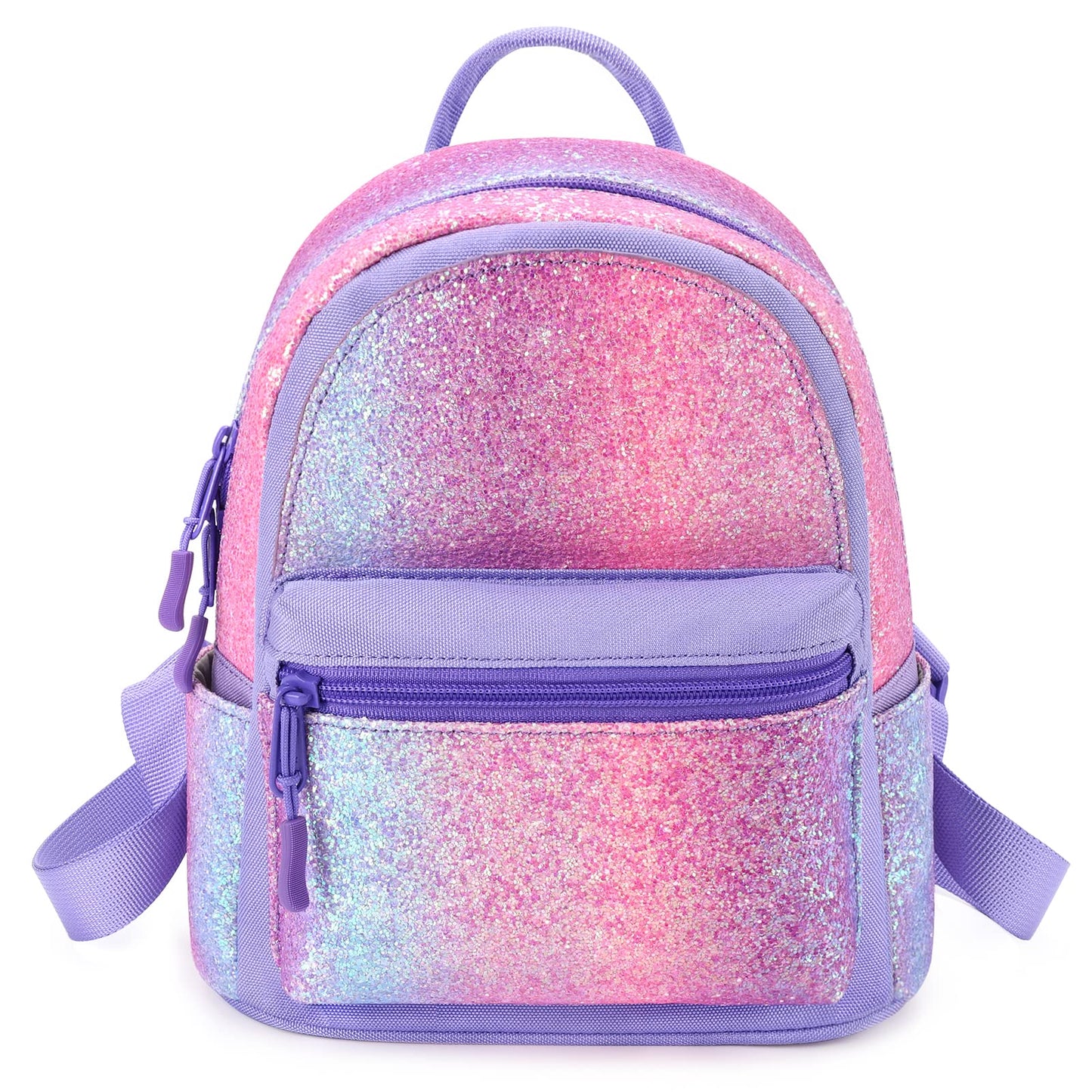 mibasies Mini Backpack for Girls Kids Rainbow Purse Dance Bag for Girls Gifts age 2 3 4 5 6 7 8 yrs