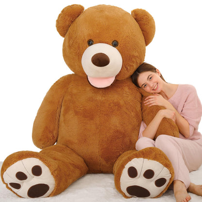 MaoGoLan Giant Teddy Bear Stuffed Animal, 10 Feet Tall, Jumbo Size Plush, Charming and Fluffy for Decorations, Celebrations, Valentine's Day