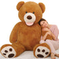 MaoGoLan Giant Teddy Bear Stuffed Animal, 10 Feet Tall, Jumbo Size Plush, Charming and Fluffy for Decorations, Celebrations, Valentine's Day