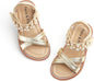 Felix & Flora Toddler Girls Sandals Soft Rubber Flats Summer Baby Flower Girl Shoes.
