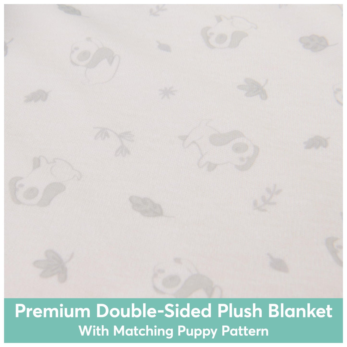 GUND Baby Sustainably Soft Puppy Lovey, Stuffed Animal Plush Blanket Made from 100% Recycled Materials, for Babies and Newborns, Blue/Cream, 10”