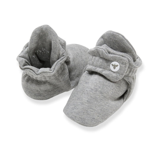 Burt's Bees Baby Booties, Organic Cotton Adjustable Infant Sock