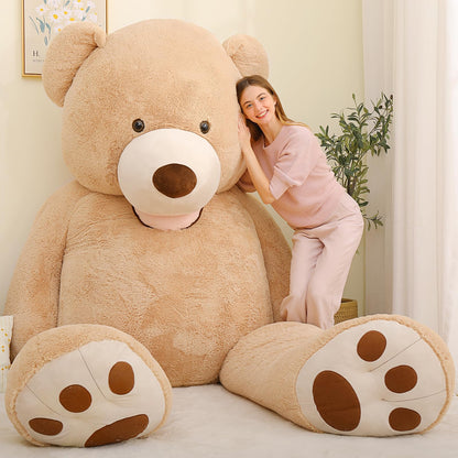 MaoGoLan Giant Teddy Bear Stuffed Animal, 10 Feet Tall, Jumbo Size Plush, Charming and Fluffy for Decorations, Celebrations, Valentine's Day